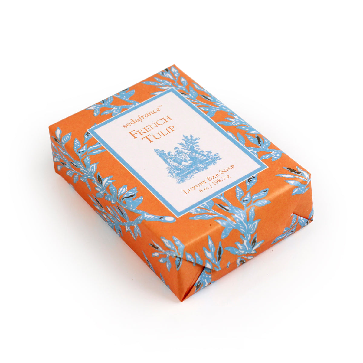 French Tulip Classic Toile Paper-Wrapped Bar Soap