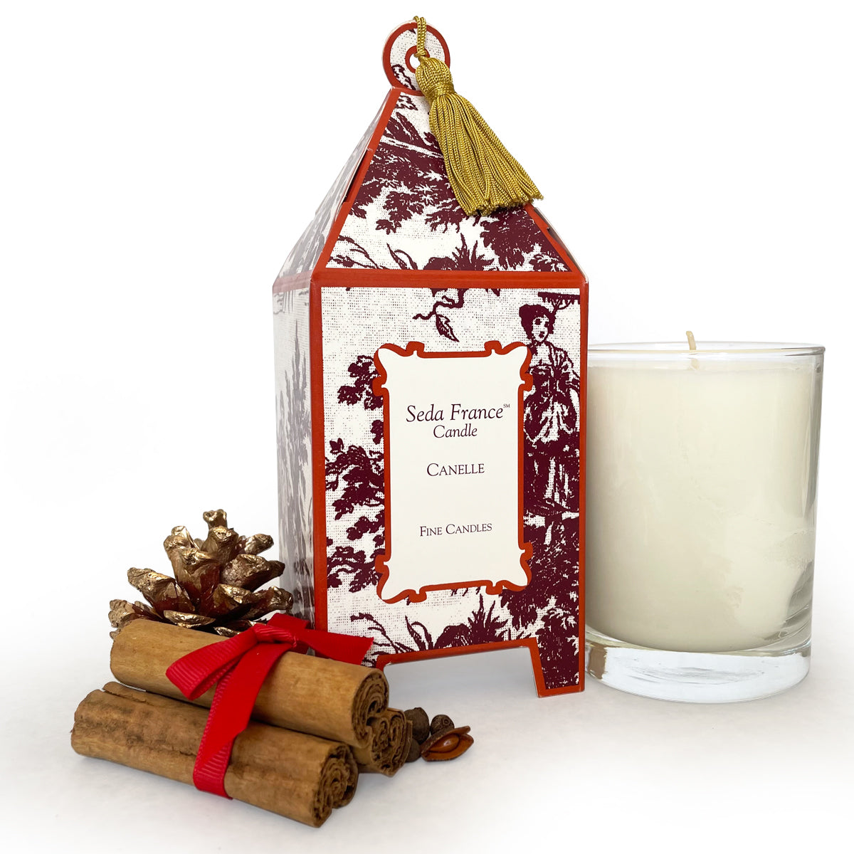 Canelle Classic Toile Pagoda Candle