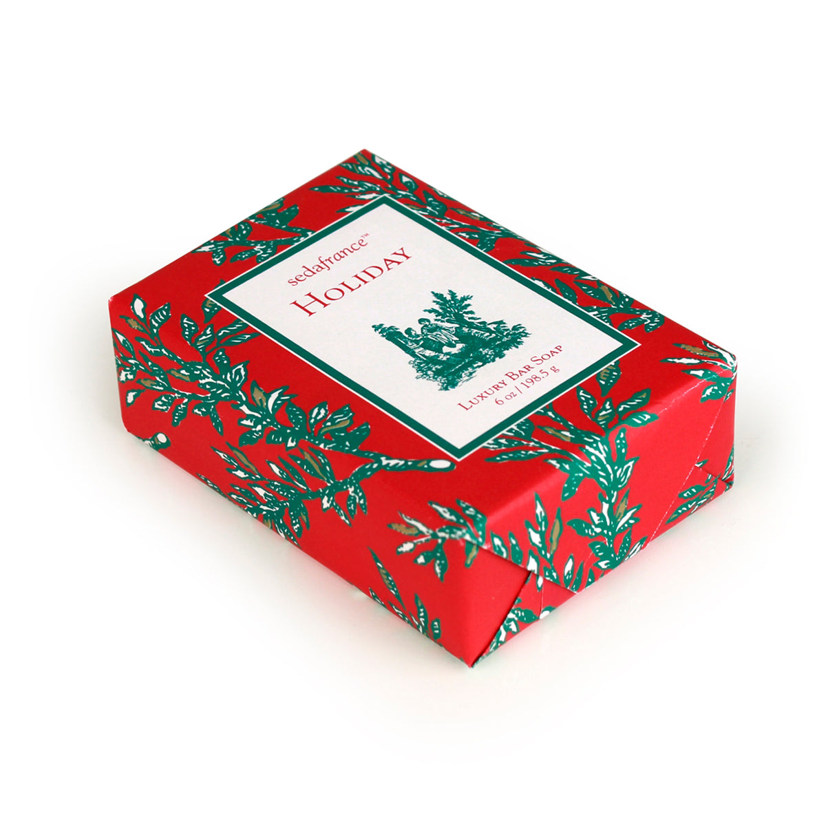 Holiday Classic Toile Paper-Wrapped Bar Soap