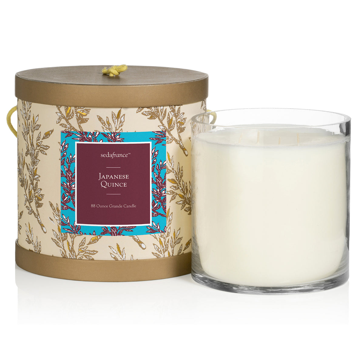 Japanese Quince Classic Toile 88 Ounce Candle