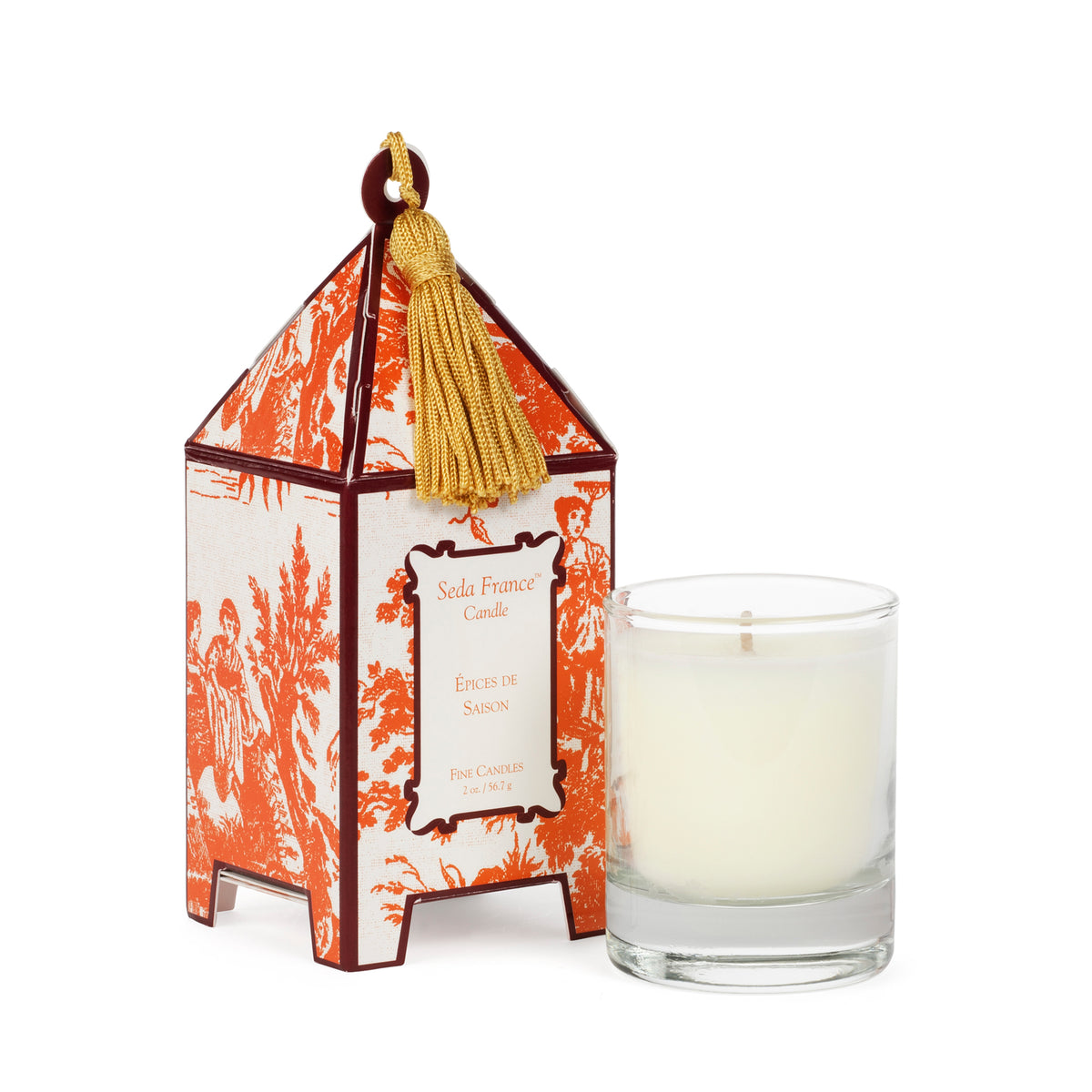 Epices de Saison Classic Toile Mini Pagoda Box Candle