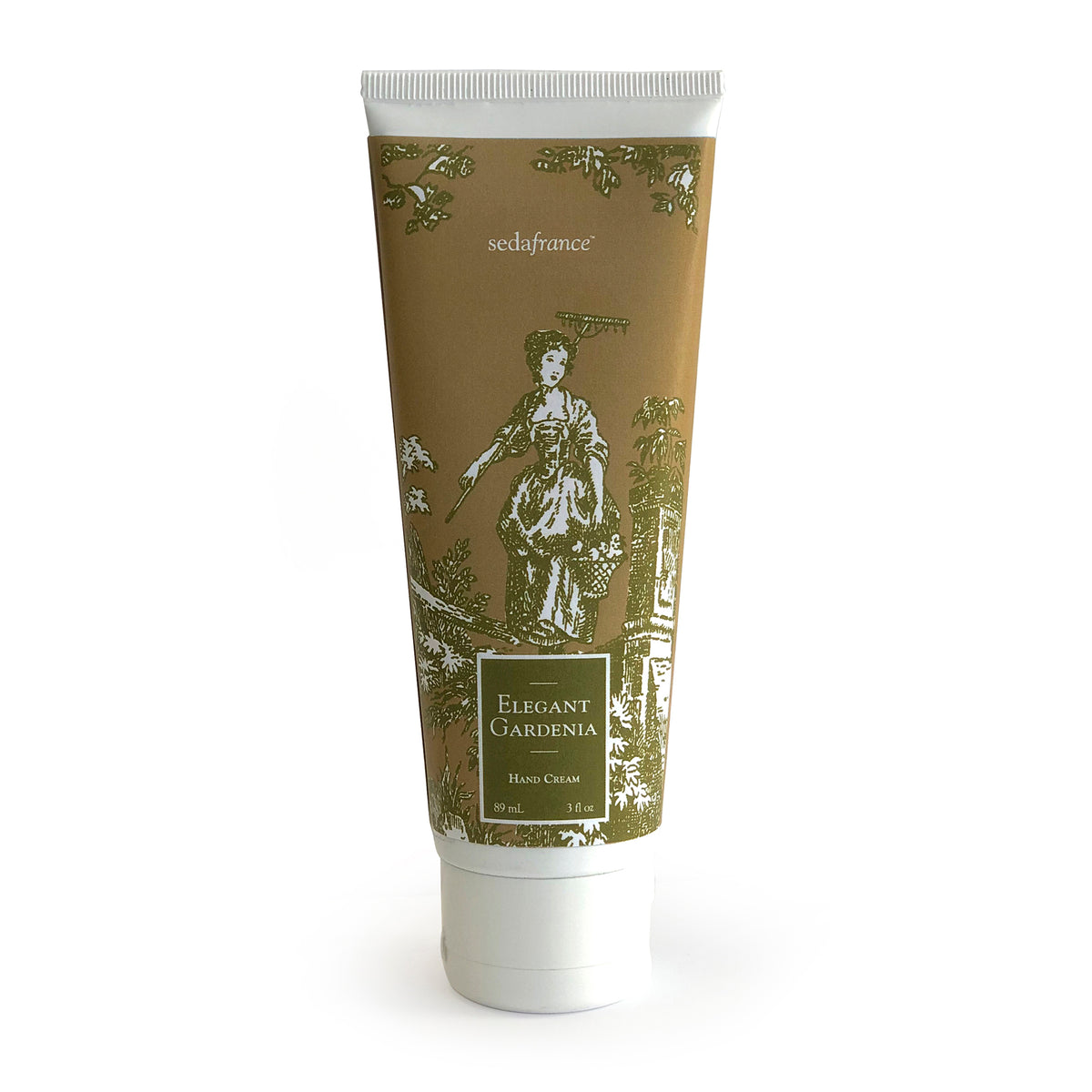 Elegant Gardenia Classic Toile Hand Cream
